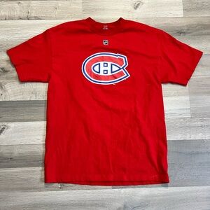 Red Reebok Montreal Canadiens Pacioretty #67 T-Shirt L